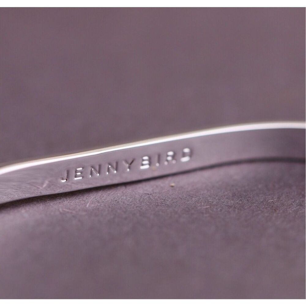 Jenny Bird rectangle cushion bangle silver excellent condition - Picture 4 of 6